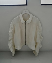 Amiur | shiny tulle short shirring blouson / シャイニーチュールショートシャーリングブルゾン(ブルゾン)