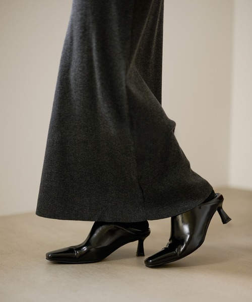 LAULEN(ローレン)の「henry neck layered long knit dress /ヘンリーネックレイヤードデザインロングニットワンピース(ワンピース・レディース・チャコールグレー/ブラック/ベージュ・FREE)」の21枚目の写真