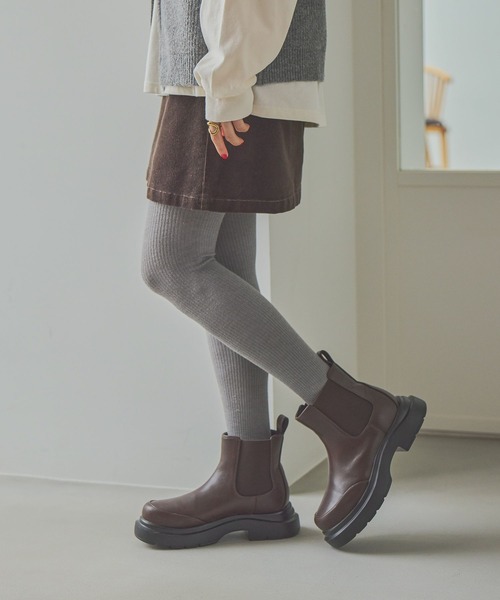 niko and...（ニコアンド）の「ストレッチコーデュロイミニスカート（スカート・レディース・ダークブラウン/アイボリー・MEDIUM/LARGE）」の6枚目の写真