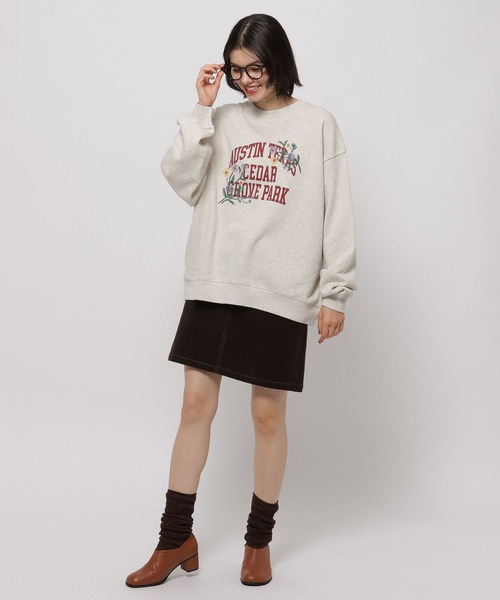 ストレッチコーデュロイミニスカート（スカート）｜niko and