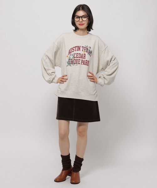 niko and...（ニコアンド）の「ストレッチコーデュロイミニスカート（スカート・レディース・ダークブラウン/アイボリー・MEDIUM/LARGE）」の19枚目の写真