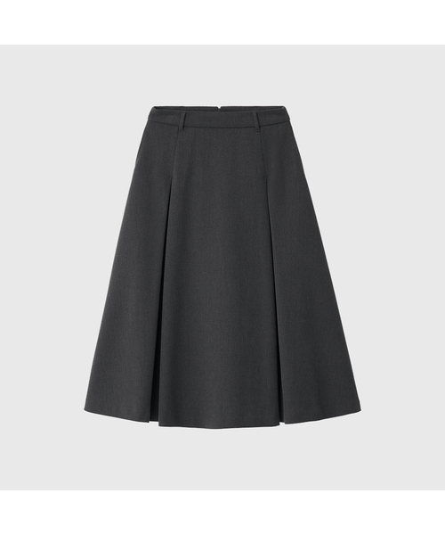 LOOKAST(ルックキャスト)の「ロジ ウォームフレアスカート_チャコール / ROSIE WARM FLARE SKIRT_CHARCOAL(スカート・レディース・チャコール・SMALL/MEDIUM)」の1枚目の写真