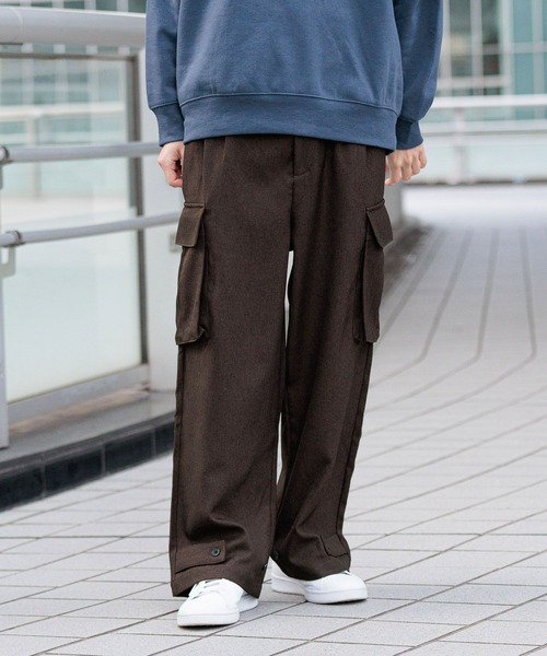 LAKOLE(ラコレ)の「ウーリッシュカーゴパンツ/606992(カーゴパンツ・メンズ・ブラック/ブラウン/チャコール・SMALL/MEDIUM/LARGE)」の3枚目の写真