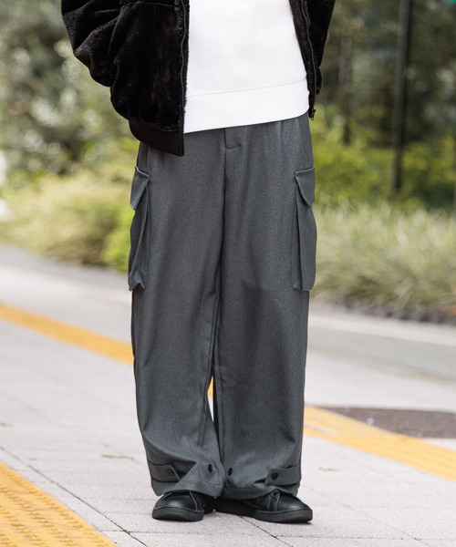 LAKOLE(ラコレ)の「ウーリッシュカーゴパンツ/606992(カーゴパンツ・メンズ・ブラック/ブラウン/チャコール・SMALL/MEDIUM/LARGE)」の8枚目の写真