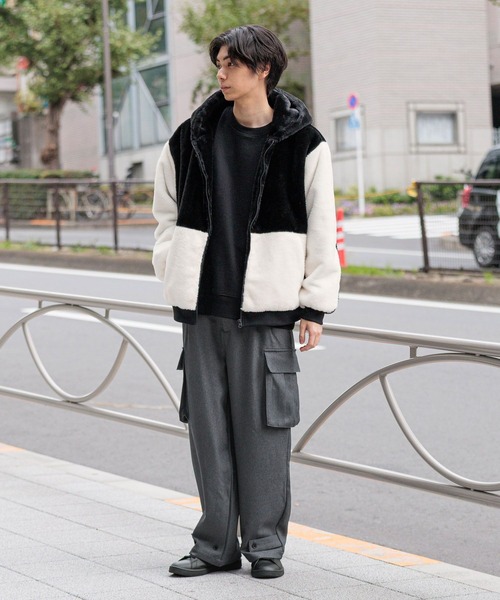 LAKOLE(ラコレ)の「ウーリッシュカーゴパンツ/606992(カーゴパンツ・メンズ・ブラック/ブラウン/チャコール・SMALL/MEDIUM/LARGE)」の9枚目の写真