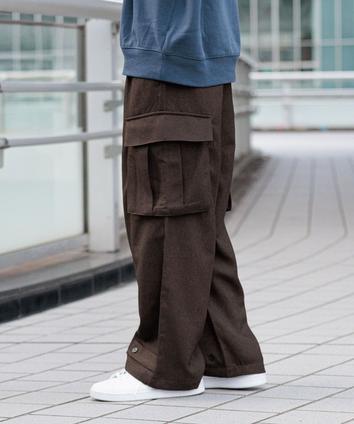 LAKOLE(ラコレ)の「ウーリッシュカーゴパンツ/606992(カーゴパンツ・メンズ・ブラック/ブラウン/チャコール・SMALL/MEDIUM/LARGE)」の14枚目の写真