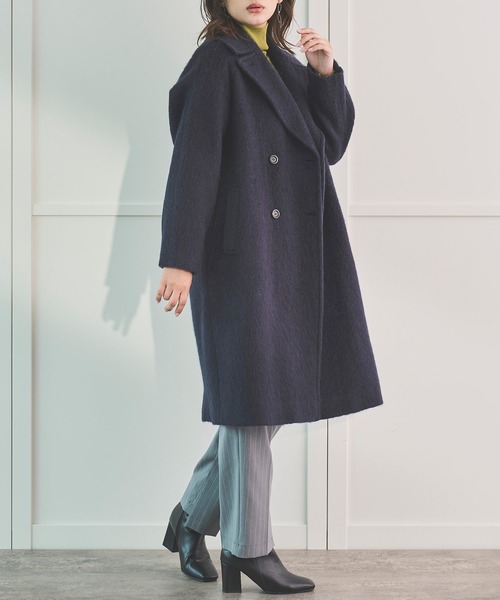 Sirin(シリン)の「ロングシャギーコート【2サイズ展開】(その他アウター・レディース・ライトグレー/ベージュ/ネイビー・X-SMALL/SMALL)」の8枚目の写真