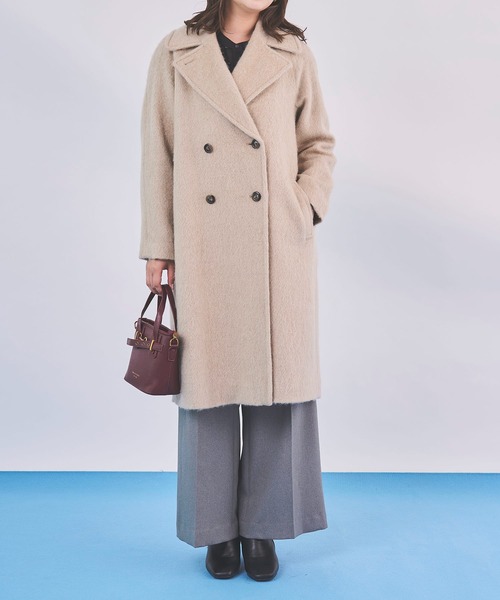 Sirin(シリン)の「ロングシャギーコート【2サイズ展開】(その他アウター・レディース・ライトグレー/ベージュ/ネイビー・X-SMALL/SMALL)」の10枚目の写真