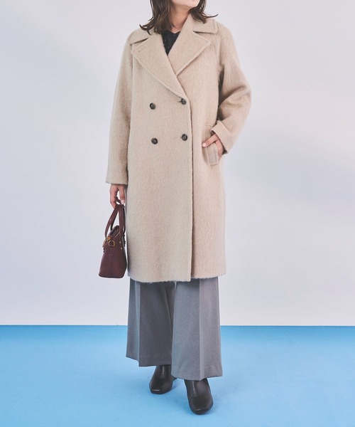 Sirin(シリン)の「ロングシャギーコート【2サイズ展開】(その他アウター・レディース・ライトグレー/ベージュ/ネイビー・X-SMALL/SMALL)」の13枚目の写真