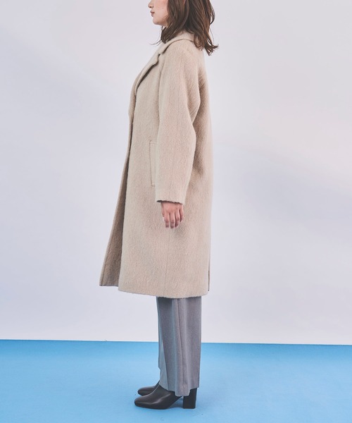 Sirin(シリン)の「ロングシャギーコート【2サイズ展開】(その他アウター・レディース・ライトグレー/ベージュ/ネイビー・X-SMALL/SMALL)」の14枚目の写真