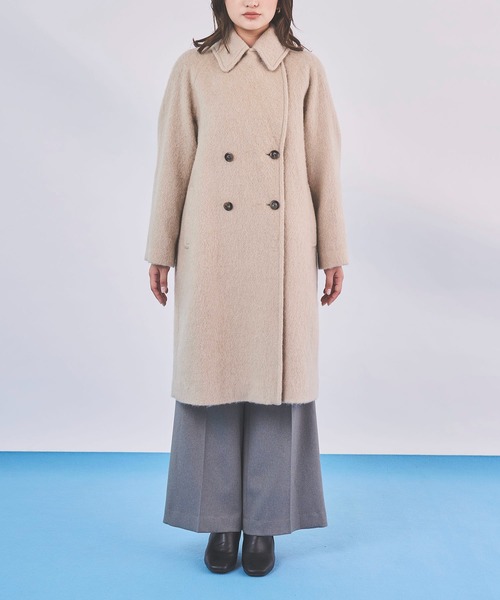 Sirin(シリン)の「ロングシャギーコート【2サイズ展開】(その他アウター・レディース・ライトグレー/ベージュ/ネイビー・X-SMALL/SMALL)」の11枚目の写真