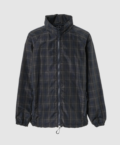 POLYESTER CHECK PATTERN MOUNTAIN PARKA JACKET（ブルゾン）｜COMME