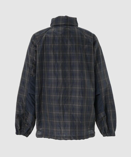 POLYESTER CHECK PATTERN MOUNTAIN PARKA JACKET（ブルゾン）｜COMME