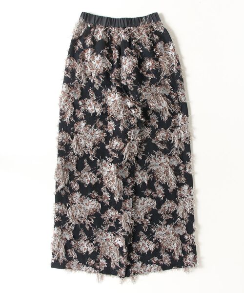 ROSE BUD（ローズバッド）の「(mag.by c)FLOWER JACQUARD PANTS（その他パンツ・レディース・ブラウン/ネイビー・S/M）」の10枚目の写真