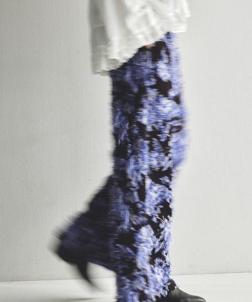 ROSE BUD(ローズバッド)の「(mag.by c)FLOWER JACQUARD PANTS(その他パンツ・レディース・ネイビー/ブラウン・S/M)」の18枚目の写真