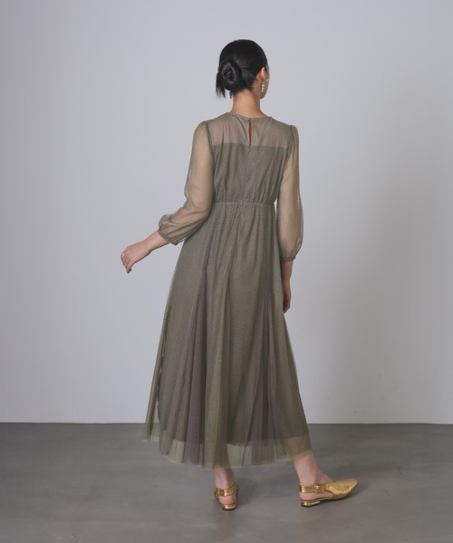 Rose of Sharon(ローズオブシャロン)の「シアービスチェ風フレアドレス(ドレス・レディース・ブラック/カーキ/ラベンダー/チャコール・M)」の20枚目の写真