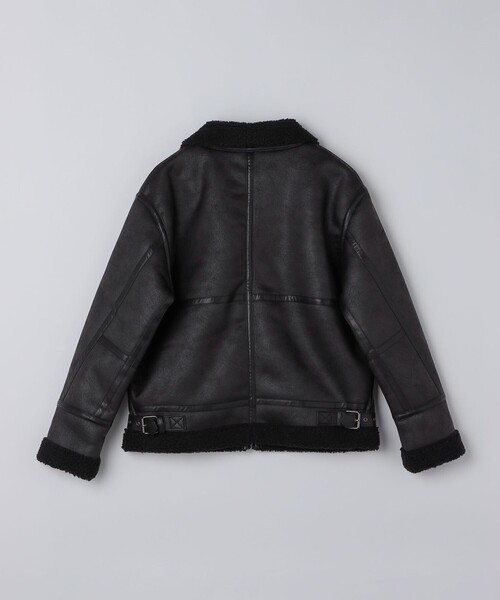 SHIPS(シップス)の「BENCH MARKING SHIRTS: フェイク ムートン B3 ブルゾン(ブルゾン・メンズ・ブラック/ブラウン・MEDIUM/LARGE/X-LARGE/SMALL)」の16枚目の写真