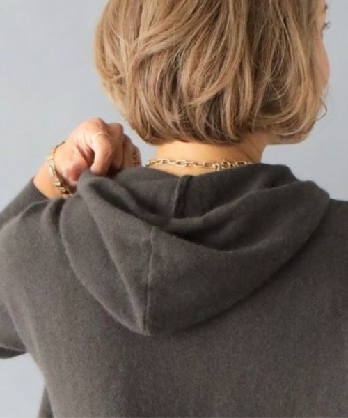 Ehre style(エーレスタイル)の「一枚でこなれる、“きれいめリラックス”ニット(ニット/セーター・レディース・ネイビー/アイボリー/チャコールグレー・M/L)」の12枚目の写真