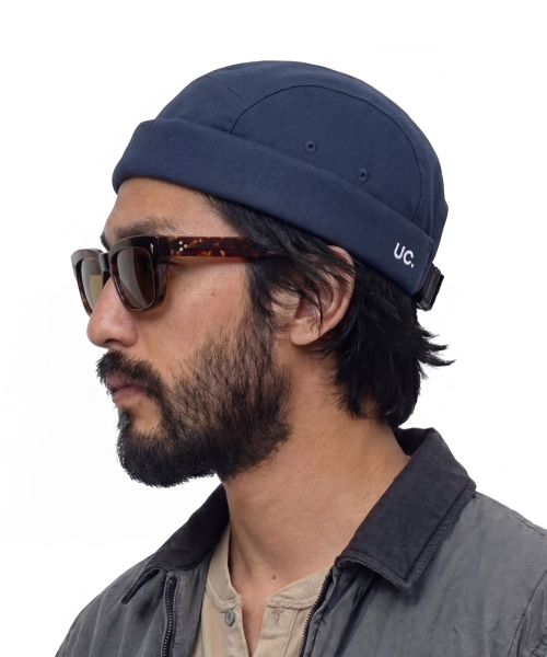 MUSINSA コットンキャンプブリムレスキャップ MOLD CAP CAMP BLUE WOMEN 帽子 キャップ