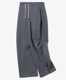FANSHOW（ファンショー）の「SNAP WIDE DOUBLE JERSEY PANTS - GRAY（スウェットパンツ）」
