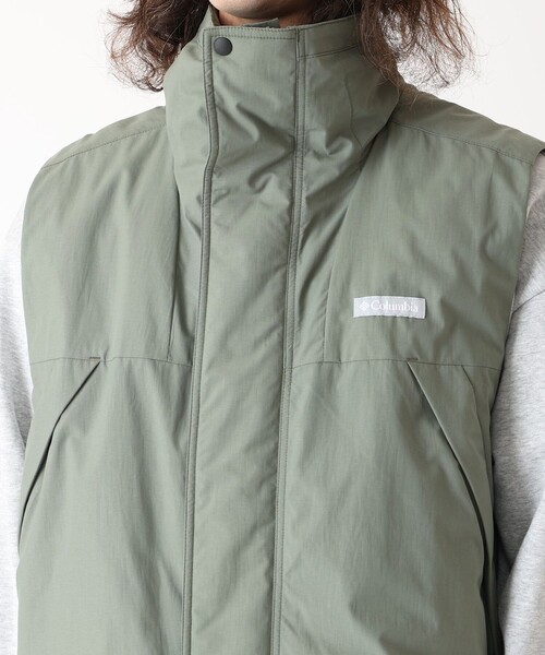 Columbia(コロンビア)の「撥水 防寒 Columbia/メンズ ボウルトゥドーム ベスト/コロンビア(ベスト・メンズ・グリーン/パープル/ブラック・L/M/S/XL)」の15枚目の写真