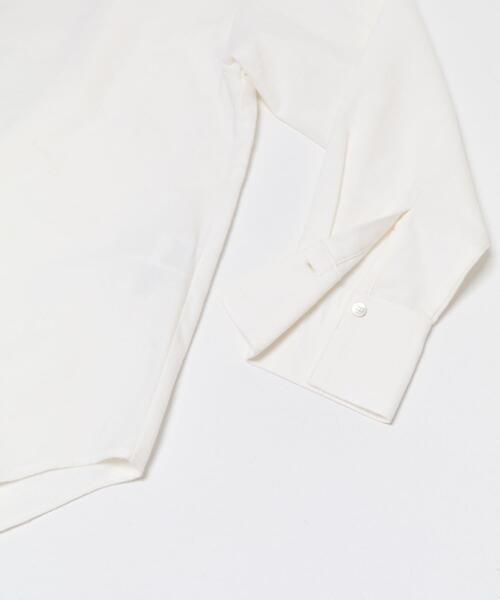 URBAN RESEARCH DOORS（アーバンリサーチドアーズ）の「起毛レギュラーカラーシャツ（シャツ/ブラウス・レディース・ネイビー/ベージュ/オフホワイト・FREE）」の14枚目の写真