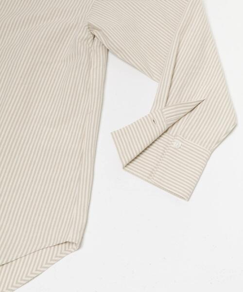 URBAN RESEARCH DOORS(アーバンリサーチドアーズ)の「起毛レギュラーカラーシャツ(シャツ/ブラウス・レディース・ネイビー/ベージュ/オフホワイト・FREE)」の16枚目の写真