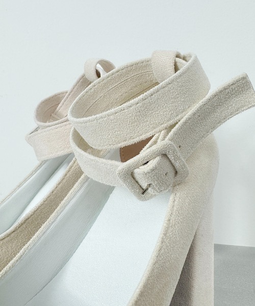 ITALY MADE PARK MANSION (イタリーメイドパークマンション)スウェードオープントゥパンプス・10006X    レディース 女性 誕生日プレゼント ギフト 正規品 新品 セール】11D75-TJ 3WAY スエードライクリボン スクエアトゥ 厚底