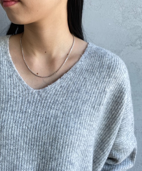 PHILIPPE AUDIBERT（フィリップ オーディベール）の「[PHILIPPE AUDIBERT/フィリップ オーディベール] OLIE シルバーネックレス（ネックレス・レディース・シルバー・ONE SIZE）」の3枚目の写真