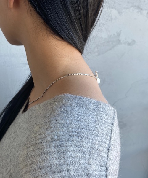 PHILIPPE AUDIBERT（フィリップ オーディベール）の「[PHILIPPE AUDIBERT/フィリップ オーディベール] OLIE シルバーネックレス（ネックレス・レディース・シルバー・ONE SIZE）」の4枚目の写真