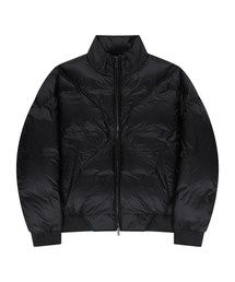UNGIMMICK（アンジミック）の「DIAGONAL QUILTED GOOSE DOWN JACKET (BLACK)（ダウンジャケット/コート）」