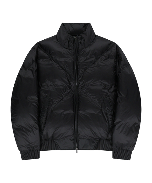 UNGIMMICK(アンジミック)の「DIAGONAL QUILTED GOOSE DOWN JACKET (BLACK)(ダウンジャケット/コート・メンズ・その他・MEDIUM/LARGE)」の1枚目の写真