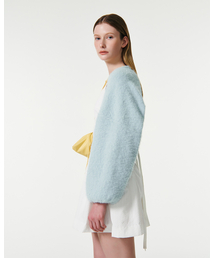 CURRENT（カレント）の「CARRIE HAIRY KNIT BOLERO CARDIGAN [LIGHT BLUE]（カーディガン/ボレロ）」