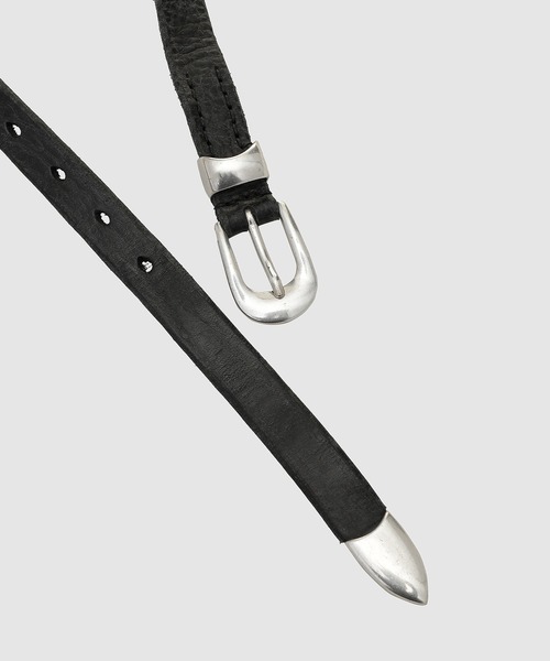 Our Legacy(アワーレガシー)の「OUR LEGACY 2 CM BELT(ベルト・メンズ・ブラック・70/80)」の4枚目の写真