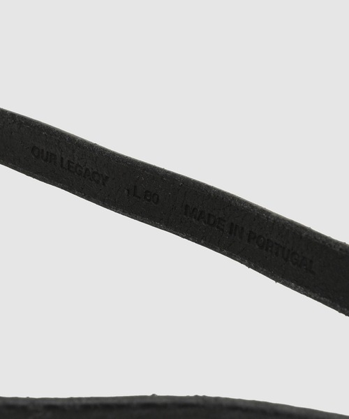 Our Legacy(アワーレガシー)の「OUR LEGACY 2 CM BELT(ベルト・メンズ・ブラック・70/80)」の5枚目の写真
