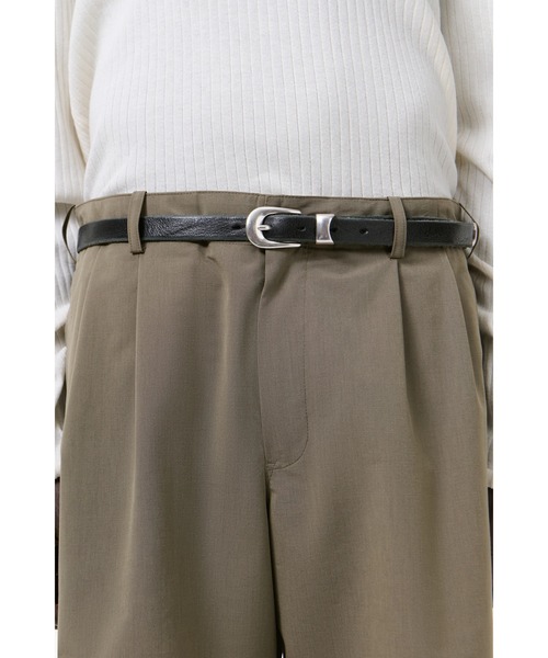 Our Legacy(アワーレガシー)の「OUR LEGACY 2 CM BELT(ベルト・メンズ・ブラック・70/80)」の2枚目の写真