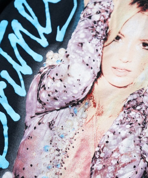 THRIFTY LOOK(スリフティールック)の「THRIFTY LOOK / スリフティールック "BRITNEY SPEARS"TEE ブリトニー・スピアーズ バンドTシャツ ユーズド加工(Tシャツ/カットソー・メンズ・ブラック系その他/ブラック・X-LARGE/LARGE/MEDIUM)」の8枚目の写真