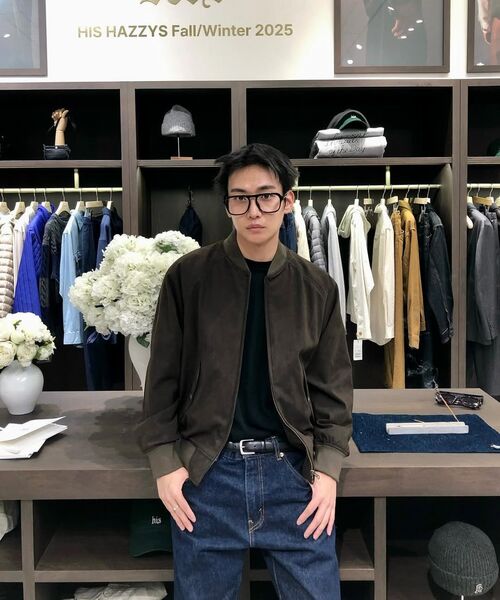 HAZZYS（ ヘジス）の「[HIS]ダークブラウンスエードブルゾン（ブルゾン・メンズ・その他・SMALL/MEDIUM/LARGE）」の11枚目の写真