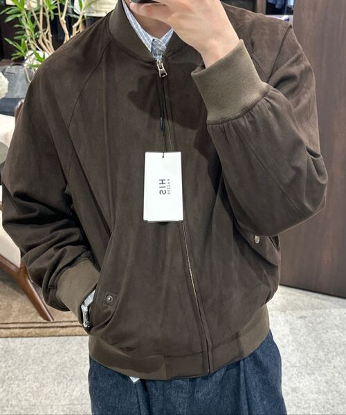HAZZYS（ ヘジス）の「[HIS]ダークブラウンスエードブルゾン（ブルゾン・メンズ・その他・SMALL/MEDIUM/LARGE）」の12枚目の写真