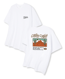 ワイルドウェスト オーバーサイズ 半袖Tシャツ ホワイト