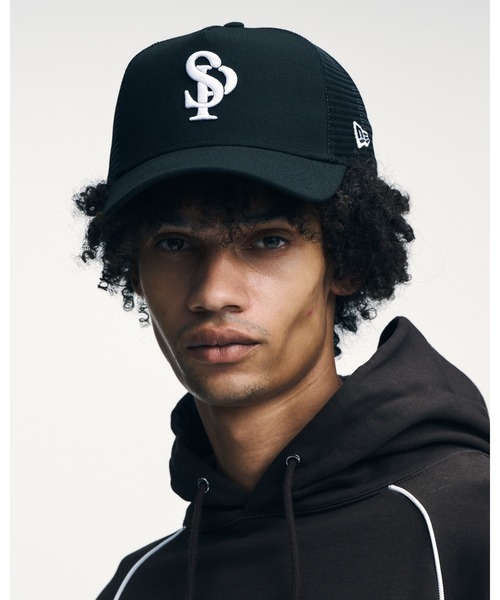 SOPHNET.(ソフネット)の「NEW ERA SP 9FORTY A-FRAME MESH CAP(キャップ・メンズ・ネイビー/ブラック・FREE)」の3枚目の写真