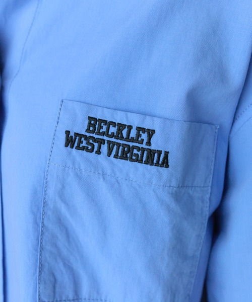 PUAL CE CIN(ピュアルセシン)の「コットンリヨセルロゴ刺繍シャツ(シャツ/ブラウス・レディース・オフホワイト/ブルー・FREE)」の20枚目の写真