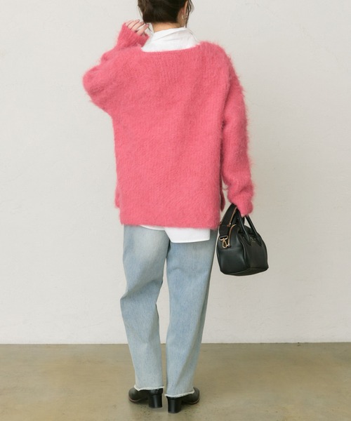 PUAL CE CIN(ピュアルセシン)の「コットンリヨセルロゴ刺繍シャツ(シャツ/ブラウス・レディース・オフホワイト/ブルー・FREE)」の22枚目の写真