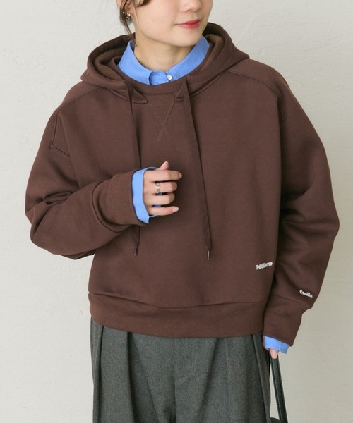 PUAL CE CIN(ピュアルセシン)の「コットンリヨセルロゴ刺繍シャツ(シャツ/ブラウス・レディース・オフホワイト/ブルー・FREE)」の11枚目の写真