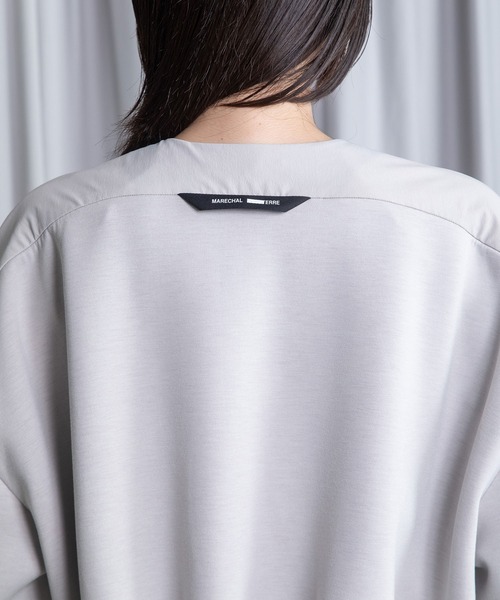 MARECHAL TERRE（マルシャルテル）の「パイピングジップブルゾン（ブルゾン・レディース・ボルドー/ネイビー/ブラック/グレイッシュベージュ・MEDIUM）」の19枚目の写真