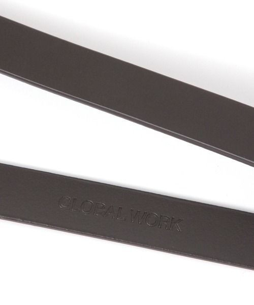 GLOBAL WORK（グローバルワーク）の「ウェスタンバックルレザーベルト/633384（ベルト・メンズ・ダークブラウン/ブラック・FREE）」の10枚目の写真