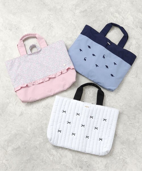 apres les cours（アプレレクール）の「レッスントート（トートバッグ・キッズ・アイボリー/ピンク/ブルー・FREE）」の19枚目の写真