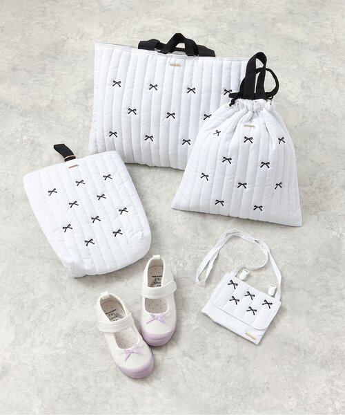 apres les cours（アプレレクール）の「レッスントート（トートバッグ・キッズ・アイボリー/ピンク/ブルー・FREE）」の15枚目の写真