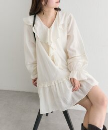 mystic | ラッフルティアードミニワンピース(ワンピース)