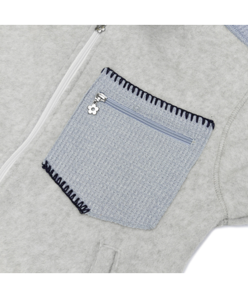 NOSCOULEURS(ノクルールズ)の「UL FLEECE JACKET 02 GREY(その他アウター・レディース・その他・1)」の5枚目の写真